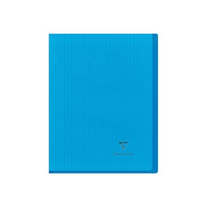 3037929814026-Clairefontaine Koverbook - Cahier polypro 24 x 32 cm - 96 pages - grands carreaux (Seyes) - bleu-Avant-1