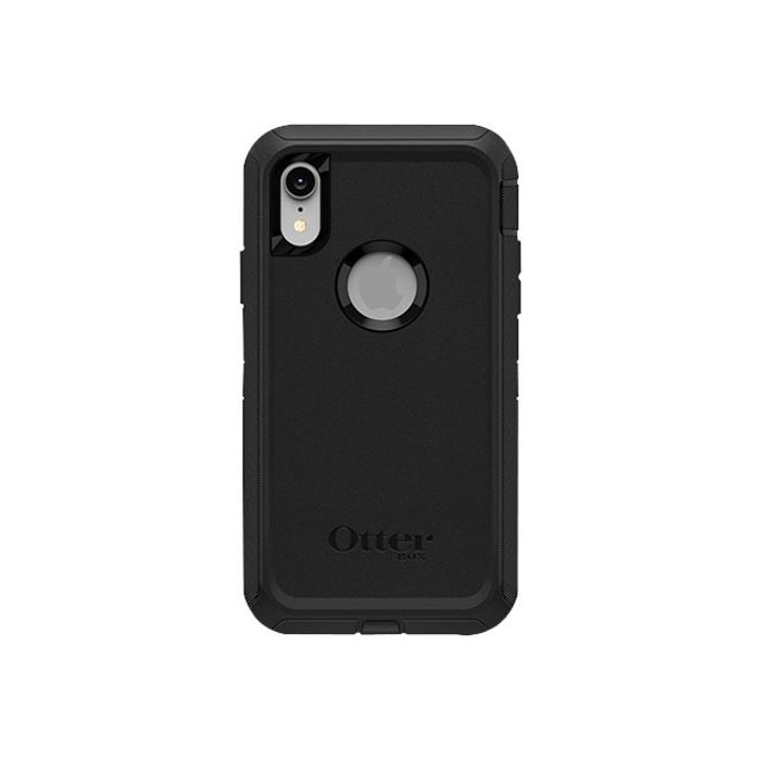 0660543470618-OtterBox Defender Series Screenless Edition - coque de protection pour iPhone XR - noir-Arrière-0