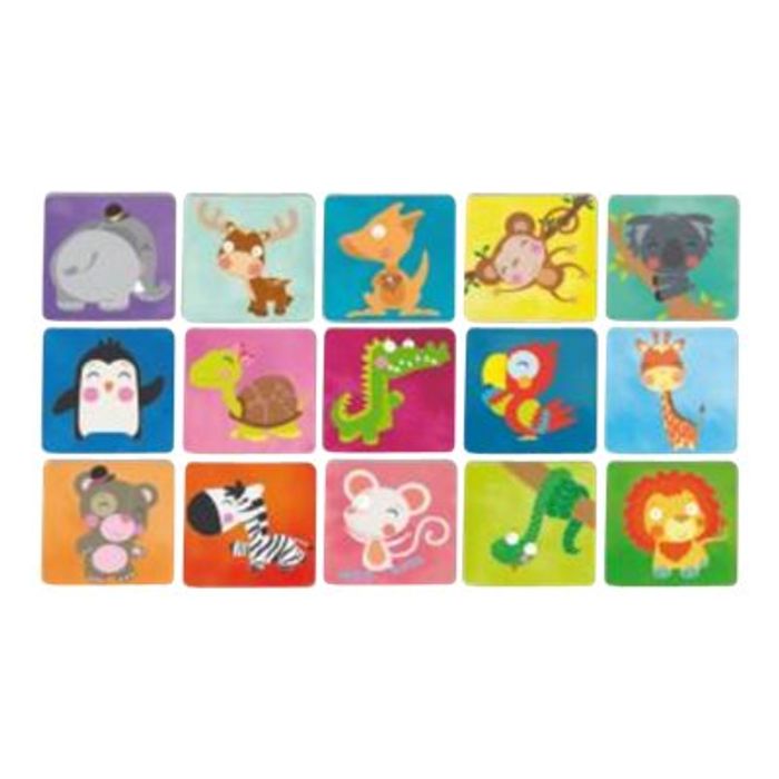 8410782138655-Apli Kids - Memory 30 pièces - animaux-Avant-0