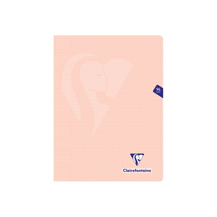 3329683083610-Clairefontaine Mimesys Pastel - Cahier polypro 24 x 32 cm - 96 pages - grands carreaux (Seyes) - disponible dans-Avant-2