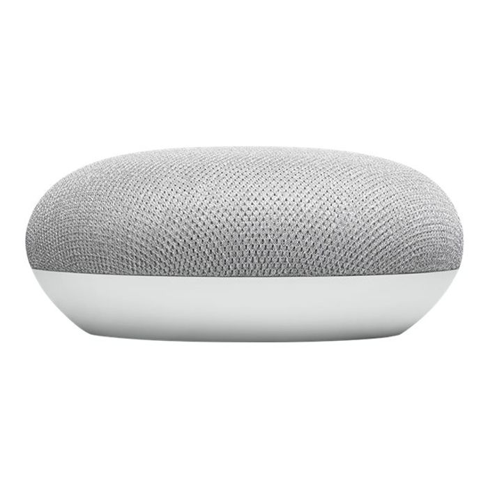 3280191805258-Google Home Mini -Pack enceinte connectée intelligente +  ampoule Philips teintée -Avant-2