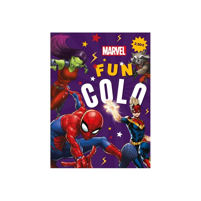 9782017187448-Marvel Fun Colo - livre à colorier-Avant-0