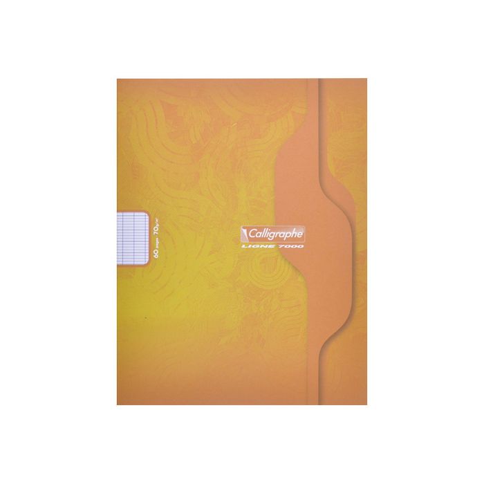 3210330070049-Calligraphe 7000 - Cahier 17 x 22 cm - 48 pages - grands carreaux (Seyes) - disponible dans diffé-Avant-2