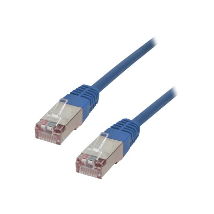 3700224705428-MCL Samar - câble réseau RJ45 CAT 5E F/UTP - 2 m - bleu-Angle droit-0