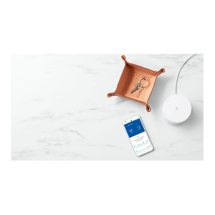 0193575025391-Google Wifi 2021 édition EU - routeur sans fil - blanc-Haut-7