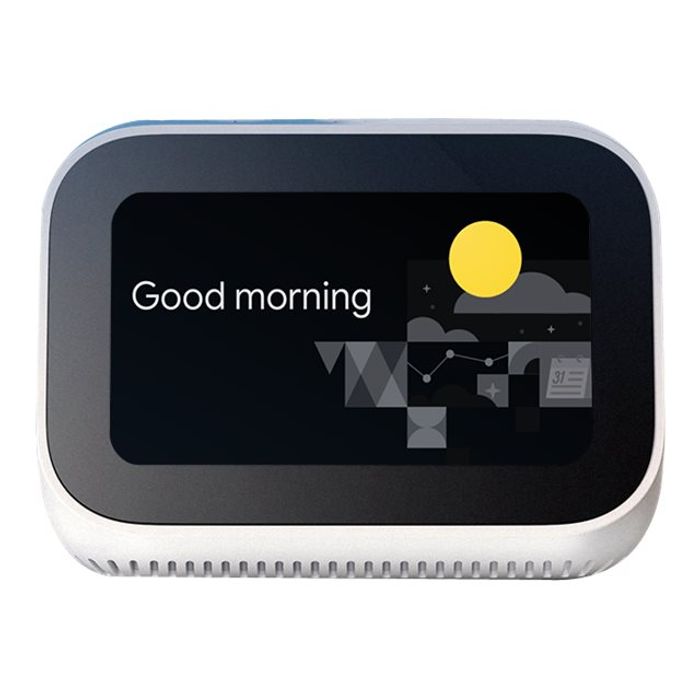 6934177723384-Xiaomi MI Smart Clock - Radio reveil connectée - sans fil - Wi-Fi, Bluetooth - blanc-Avant-0