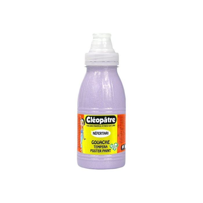 3134725015364-Cléopâtre NÉFERTARI - Peinture - lavande paillette - 250 ml-Avant-0