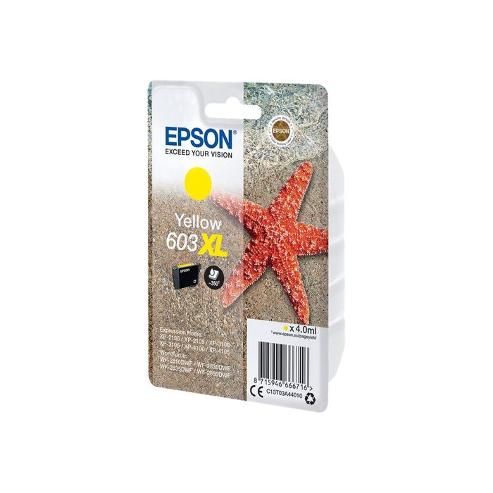 8715946666716-Epson 603XL Etoile de mer - jaune - cartouche d'encre originale-Angle droit-0