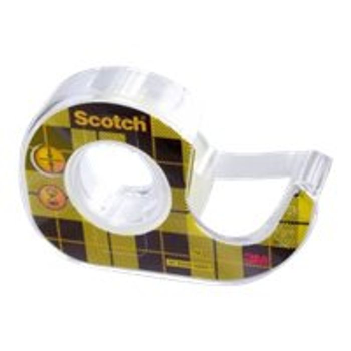 4001895259692-Scotch - Lot de 2 rubans adhésifs double face - 12 mm x 6,3 m - transparent-Angle droit-2