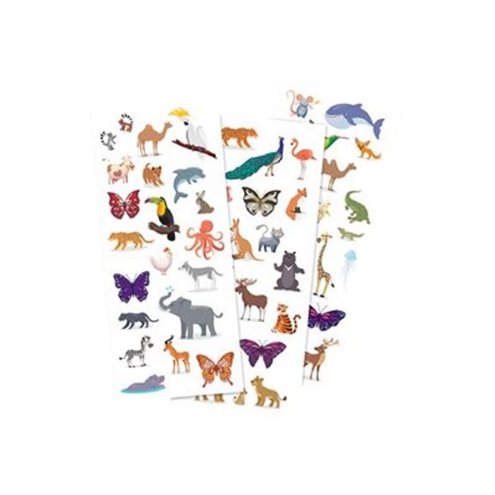 3108726098169-Oberthur - Gommettes animaux réalistes-Multi-angle-1