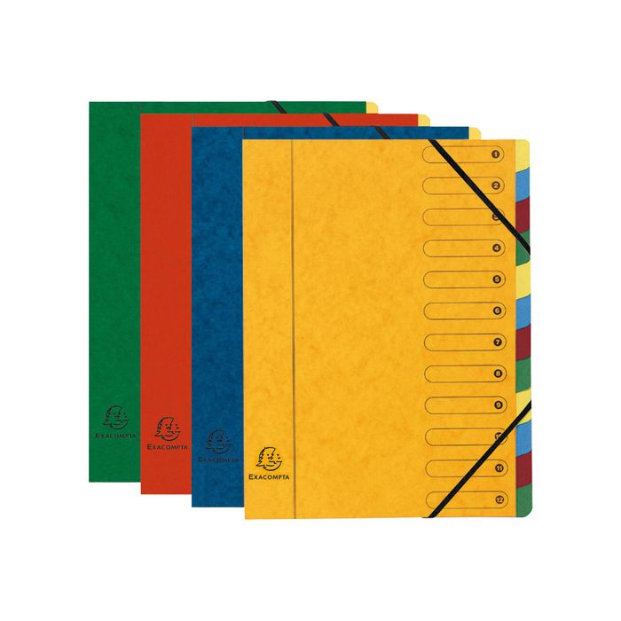 3130630052128-Exacompta Harmonika - Trieur 12 positions - disponible dans différentes couleurs-Multi-angle-5