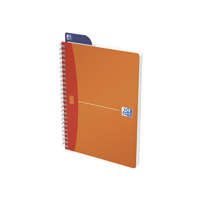 3020120029337-Oxford Office MyColours - Cahier polypro à spirale - A5 - 180 pages - petits carreaux (5x5 mm) - disponibl-Angle droit-5