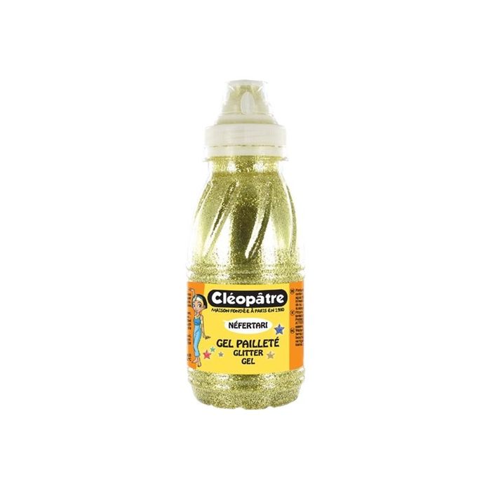 3134725003637-Cléopâtre NÉFERTARI - Gel pailleté - or - 250 ml-Avant-0