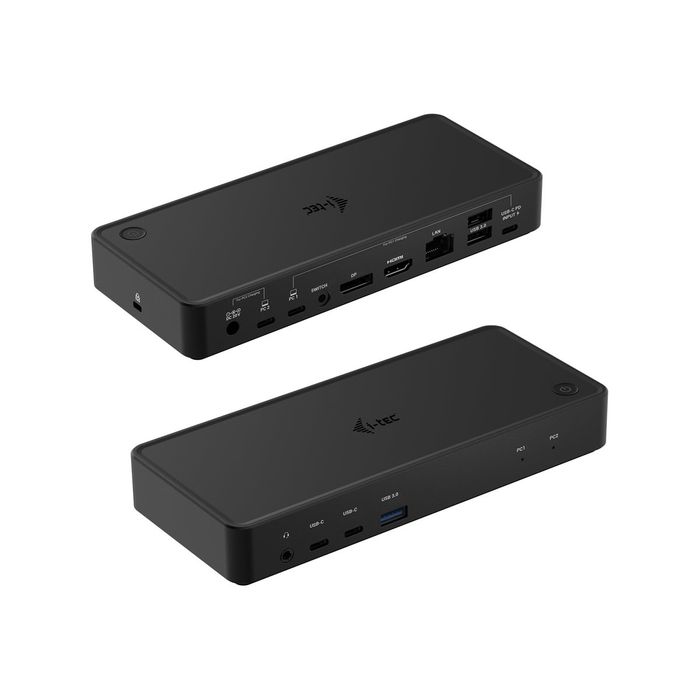 8595611705250-i-Tec - Station d'accueil - USB-C / USB4 / Thunderbolt 3 / Thunderbolt 4 x 2 - HDMI, DP - Gi-Multi-angle-2