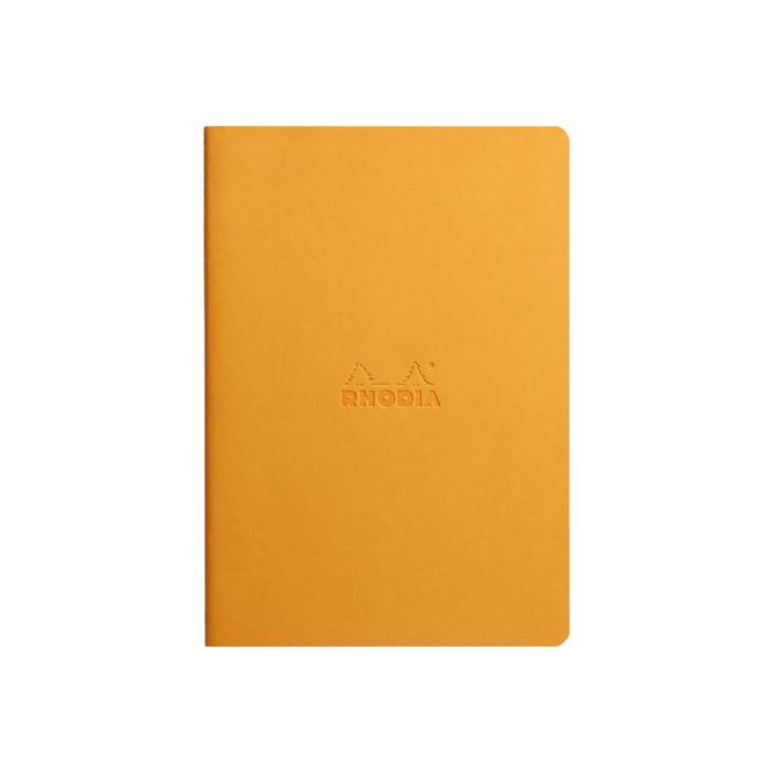 3037921164655-RHODIA Rhodiarama - Carnet de notes A5 - 64 pages - pointillés - orange-Avant-0