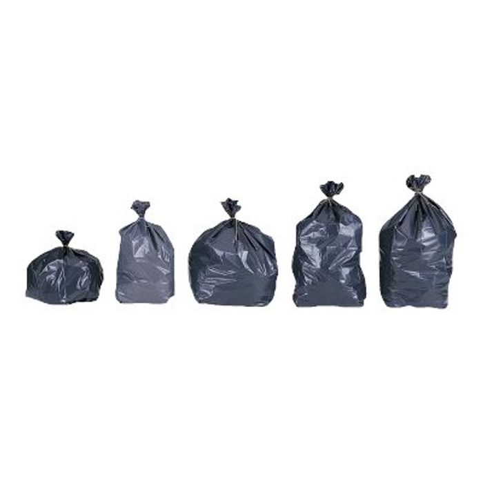 2012346013314-JET'SAC - 25 Sacs poubelle biodégradables 110L - noir-Avant-0