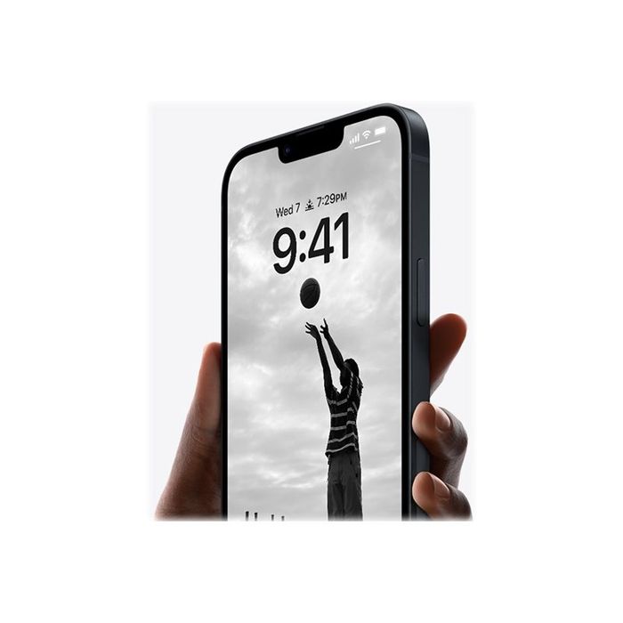 3662515035594-Apple iPhone 14 - Smartphone reconditionné grade A - 5G - 128 Go - noir-Gros plan-7