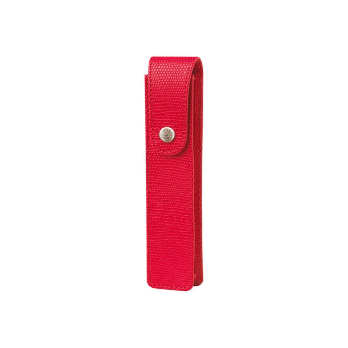 3108722675319-Oberthur Miss - Étui simple pour stylo - rouge grainé-Angle droit-0