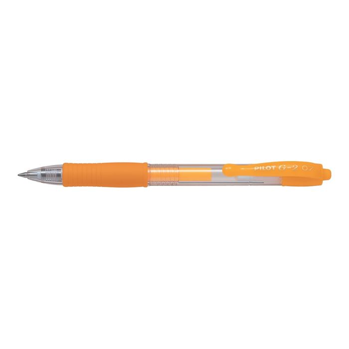 4902505586446-Pilot G-2 Neon - Roller - pointe moyenne - orange-Angle gauche-0