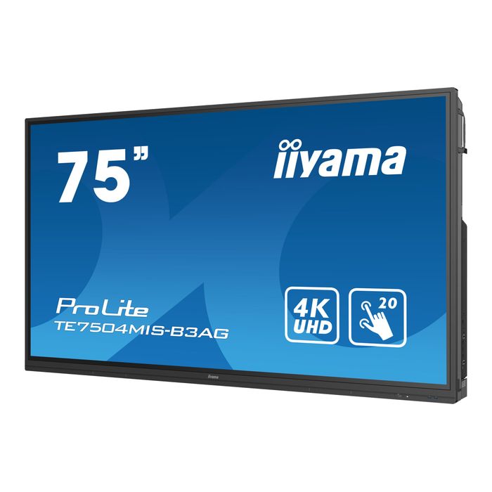 4948570120437-iiyama ProLite TE7504MIS-B3AG - écran LCD 75" - 4K - HDR-Angle droit-1