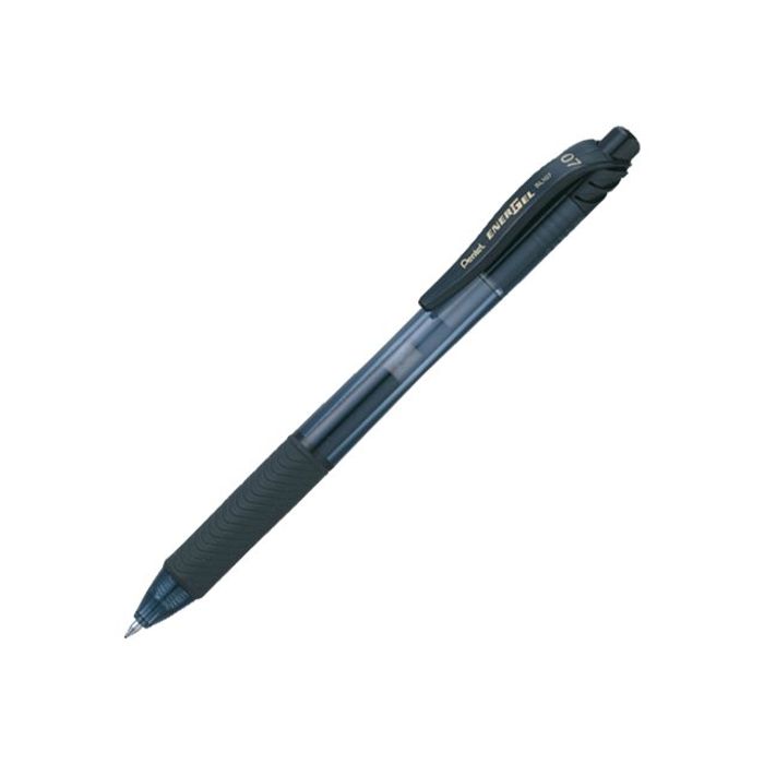 884851006745-Pentel Energel X - Roller - 0,7 mm - noir-Angle gauche-0