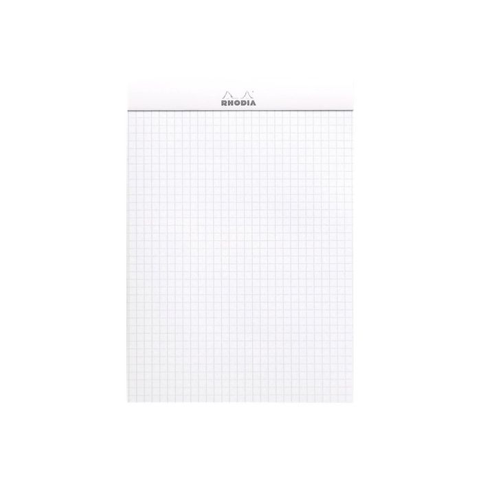 3037920162010-Rhodia - Bloc notes N°16 - A5 - 160 pages - petits carreaux - 80g - blanc-Avant-2