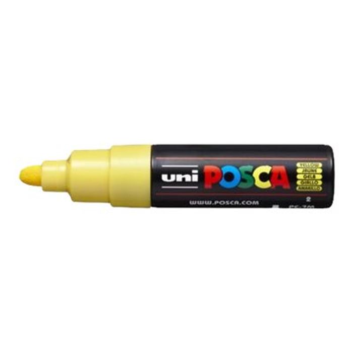 4902778228265-Posca - Marqueur peinture pointe large - jaune-Angle gauche-1