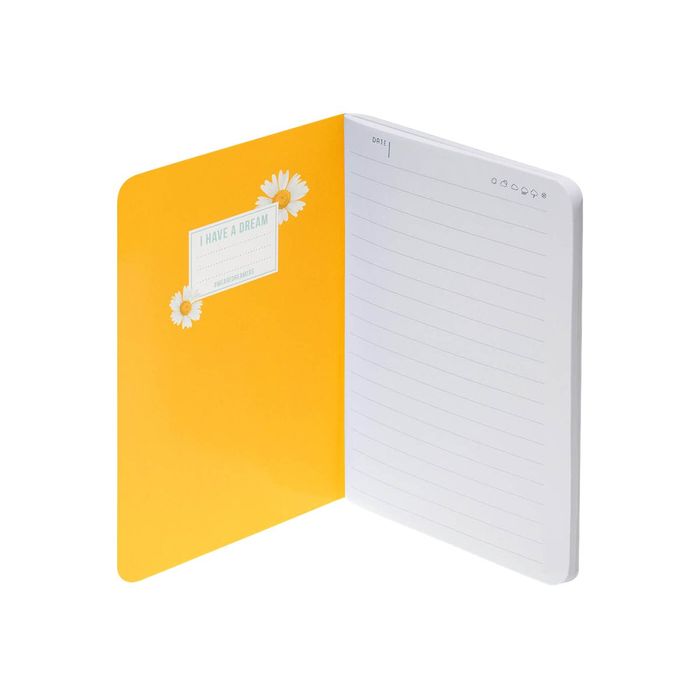 8054320565208-Legami - Carnet de notes - A6 - 80 pages - ligné - daisy-Angle droit-2