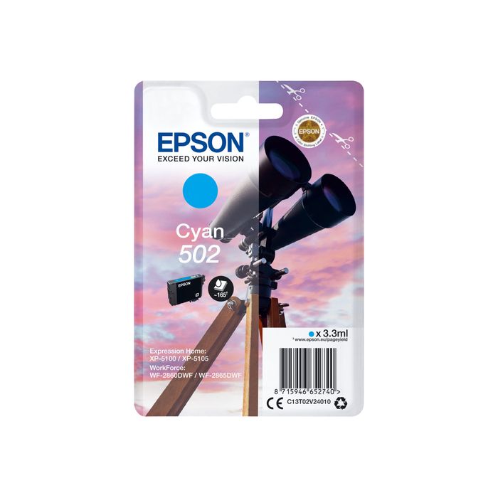 8715946652740-Epson 502 Jumelles - cyan - cartouche d'encre originale-Avant-1