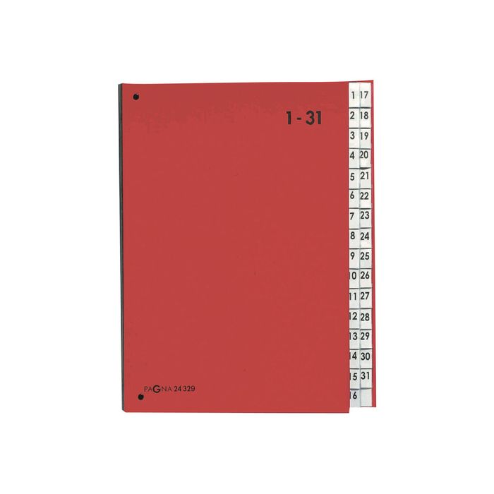 4013951000292-Pagna - Trieur numérique 32 positions - rouge-Avant-1