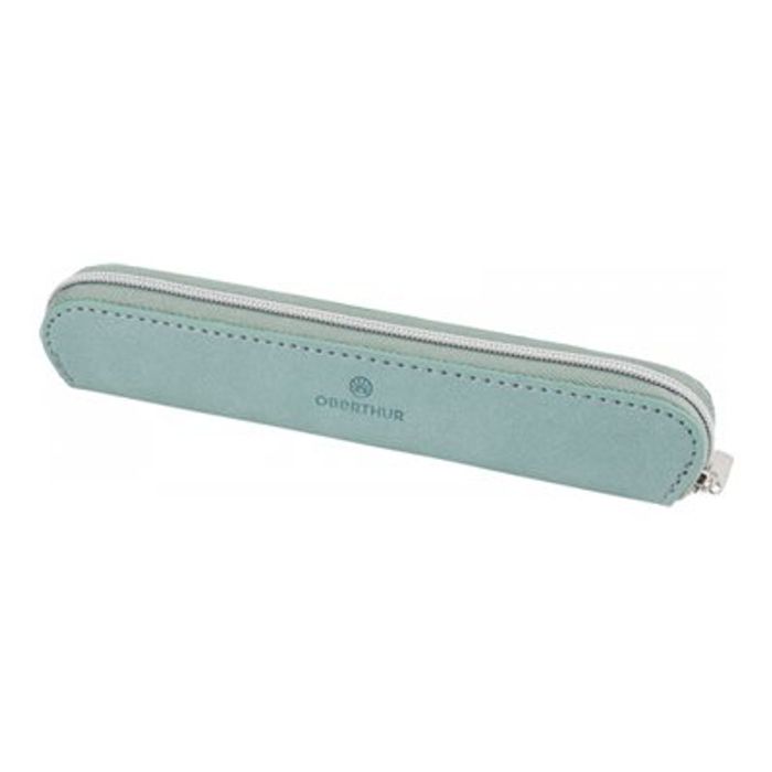 3664447136325-Oberthur Move - Etui simple pour stylo - vert de gris-Angle droit-0