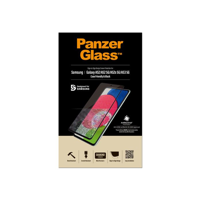 5711724072536-PanzerGlass - Protection d'écran - verre trempé pour Galaxy A52, A52 5G - transparent-Avant-6