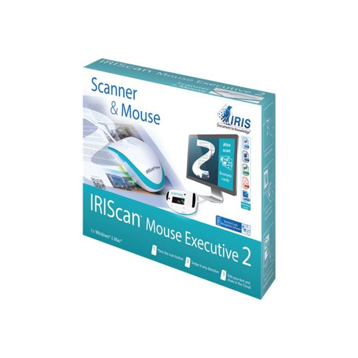 7650104580750-IRISscan Mouse Executive 2 - souris et scanner de documents A4 - portable - 400 ppp x 400 pp-Angle droit-4