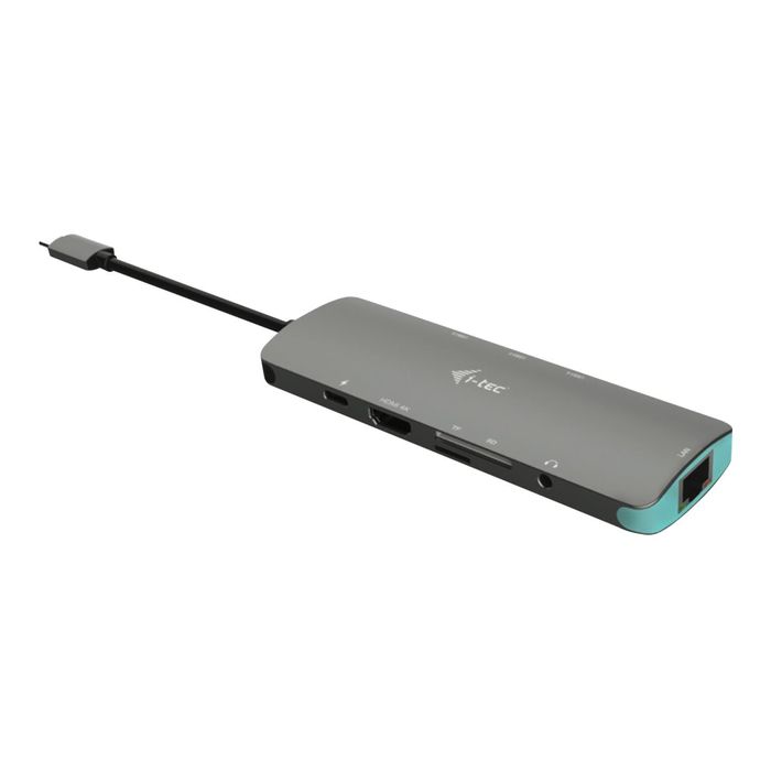 8595611702907-i-Tec USB-C Metal Nano - Station d'accueil - USB-C 3.1 - HDMI - GigE-Angle droit-0