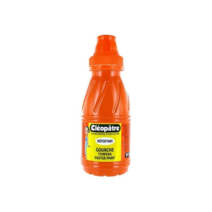 3134725001831-Cléopâtre NÉFERTARI - Peinture gouache - orange - 250 ml-Avant-0