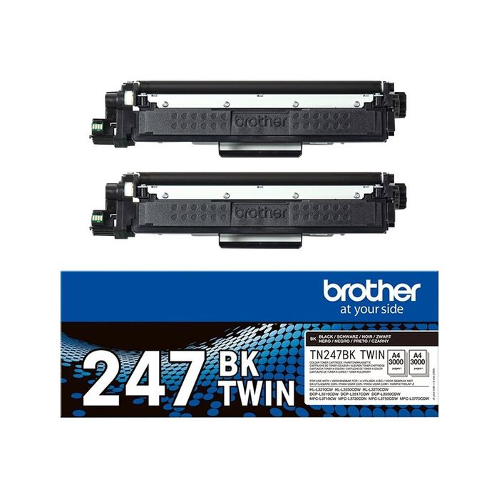 4977766812726-Brother TN247 - Pack de 2 - noir - cartouche laser d'origine-Avant-3