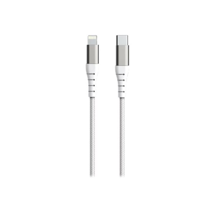 3571211456063-Bigben - câble de charge et de synchronisation USB/Connectique Lightning - 2 m - blanc-Avant-0