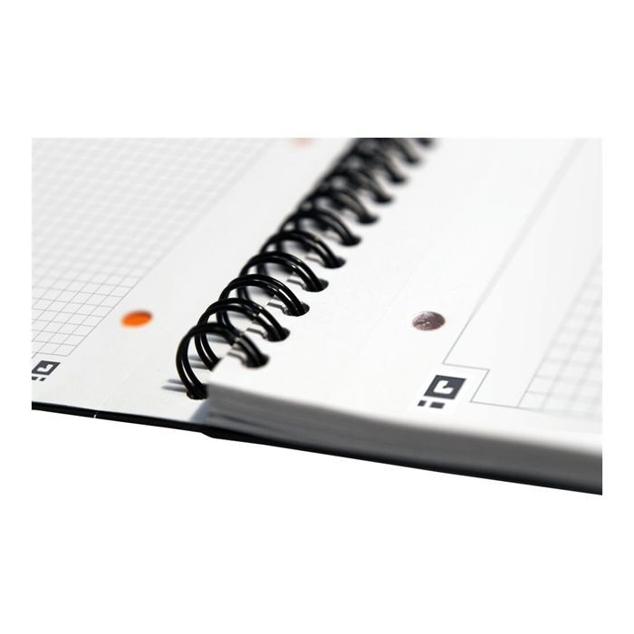 3020120012018-Oxford Notebook - Cahier à spirale A4 (21x29,7 cm) - 160 pages - petits carreaux (5x5 mm) - p-Gros plan-2