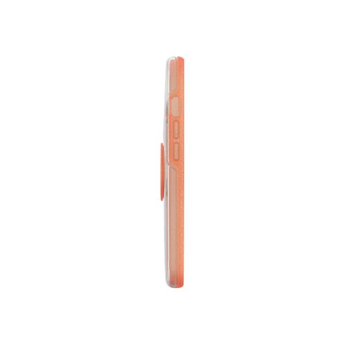 0840104285336-OtterBox Otter  - coque de protection pour iPhone 13 - transparent avec contour orange-Gauche-3