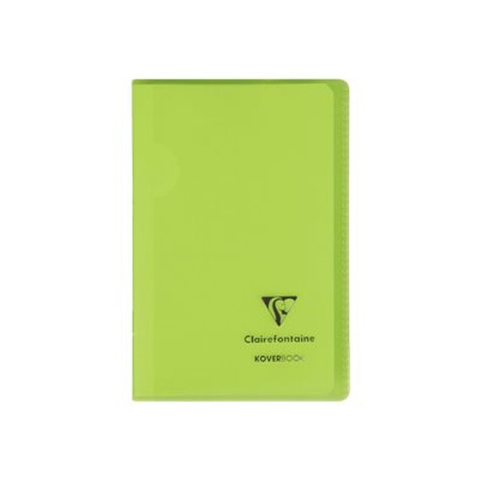 3037929416015-Clairefontaine Koverbook - Carnet polypro 11 x 17 cm - 96 pages - petits carreaux (5x5 mm) - disponible dans-Avant-0