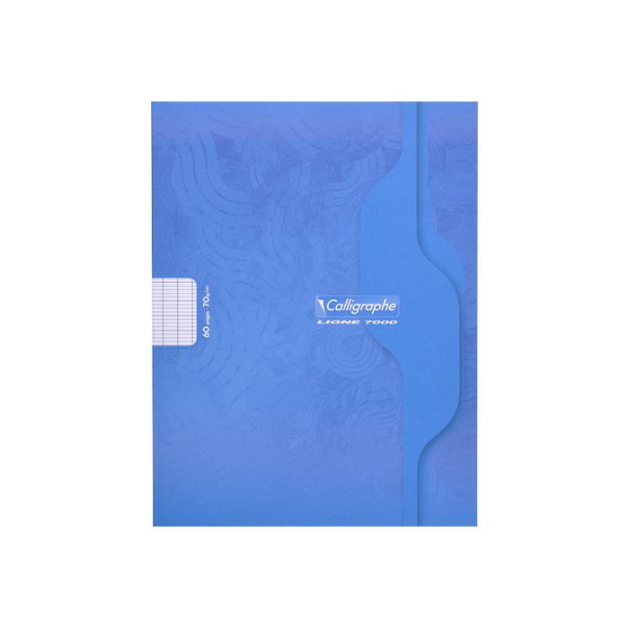 3210330070049-Calligraphe 7000 - Cahier 17 x 22 cm - 48 pages - grands carreaux (Seyes) - disponible dans diffé-Avant-1