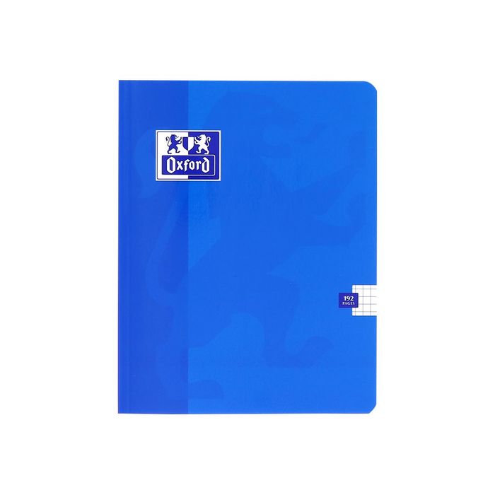 3020123872947-Oxford - Cahier broché 17 x 22 cm - 192 pages - petits carreaux (5x5 mm) - disponible dans -Angle droit-1