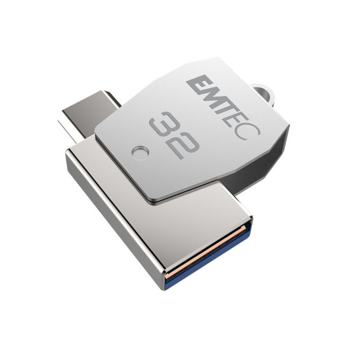 3126170158208-Emtec Mobile & Go T250C type-C - clé USB 32 Go - USB 3.0-Angle droit-0