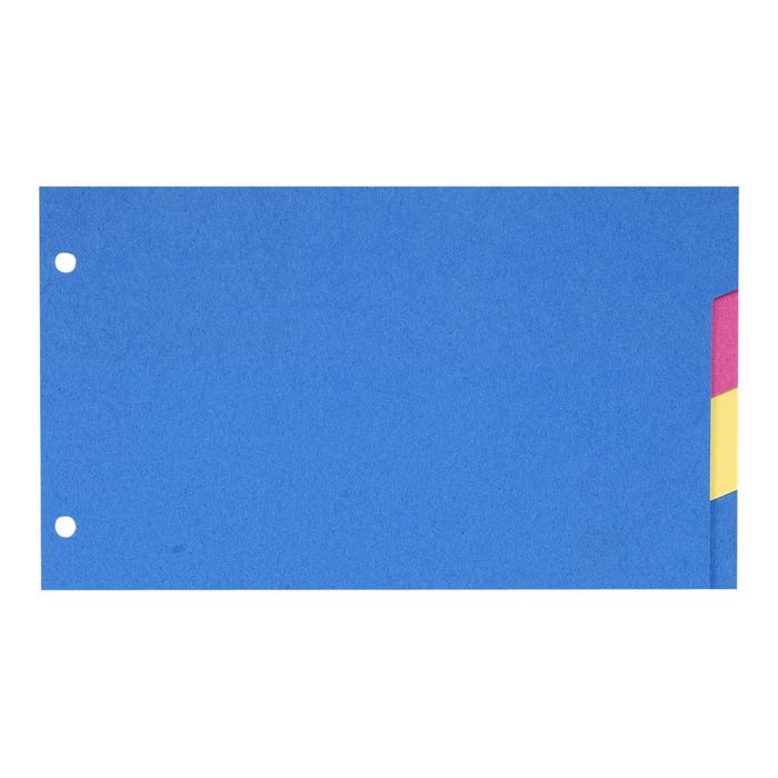 3130631007042-Exacompta Forever - Intercalaire 4 positions - pour fiches Bristol 12,5 x 20 cm - carte recyclée-Avant-0