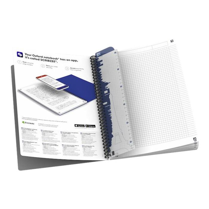 3020120022130-Oxford Office Essentials - Cahier 24 x 32 cm - 180 pages - petits carreaux (5x5 mm) - disponib-Angle gauche-7