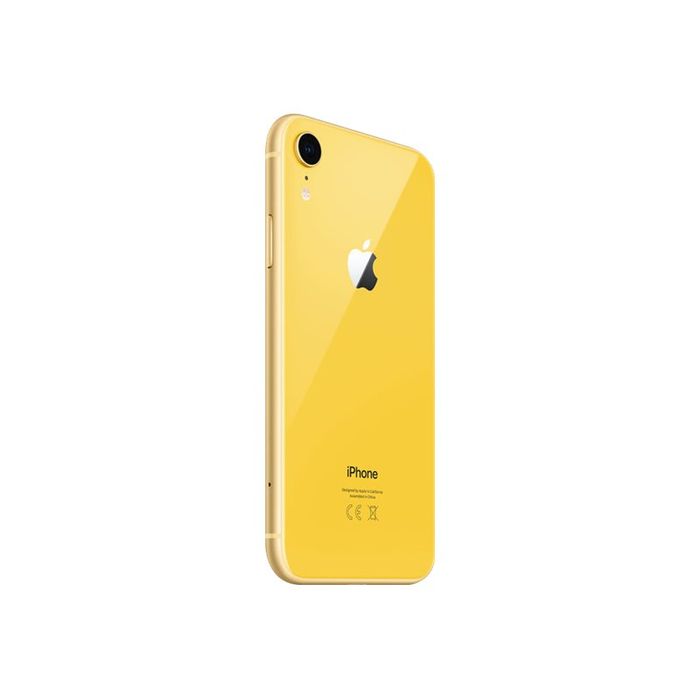 3701083037118-Apple iPhone XR - Smartphone reconditionné grade B (Bon état) - 4G - 3/128 Go - jaune-Arrière-2