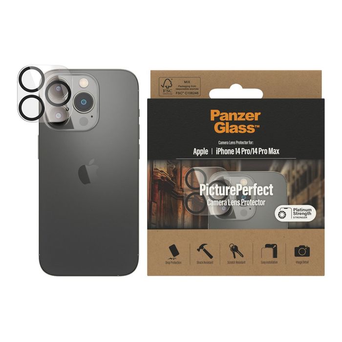 5711724004001-PanzerGlass PicturePerfect - protection d'écran caméra - verre trempé pour iPhone 14 Pro/14 Pro-Avant-2