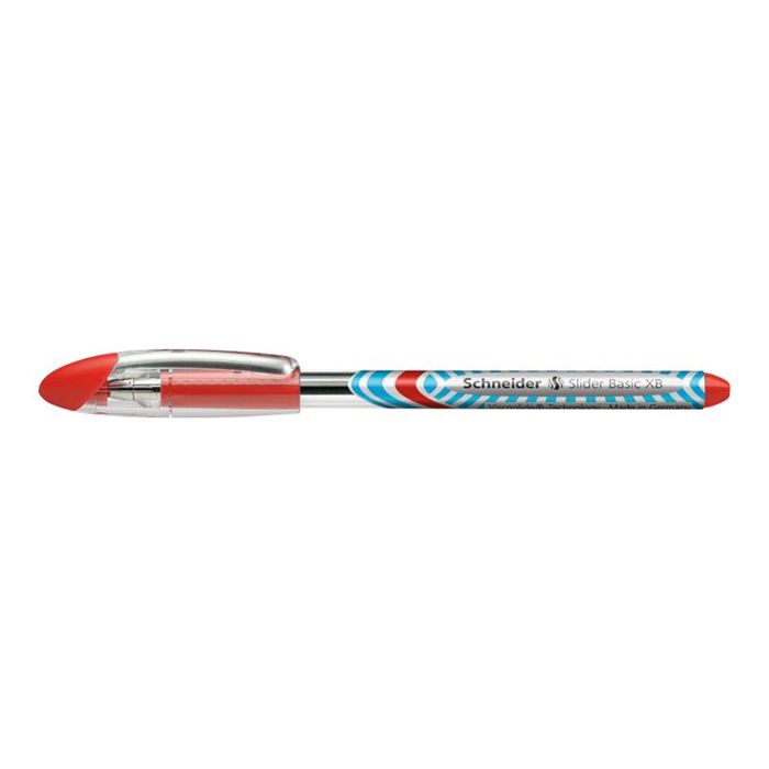 4004675044037-Schneider Slider Basic - Stylo à bille - rouge - 1.4 mm - trait large-Angle gauche-2