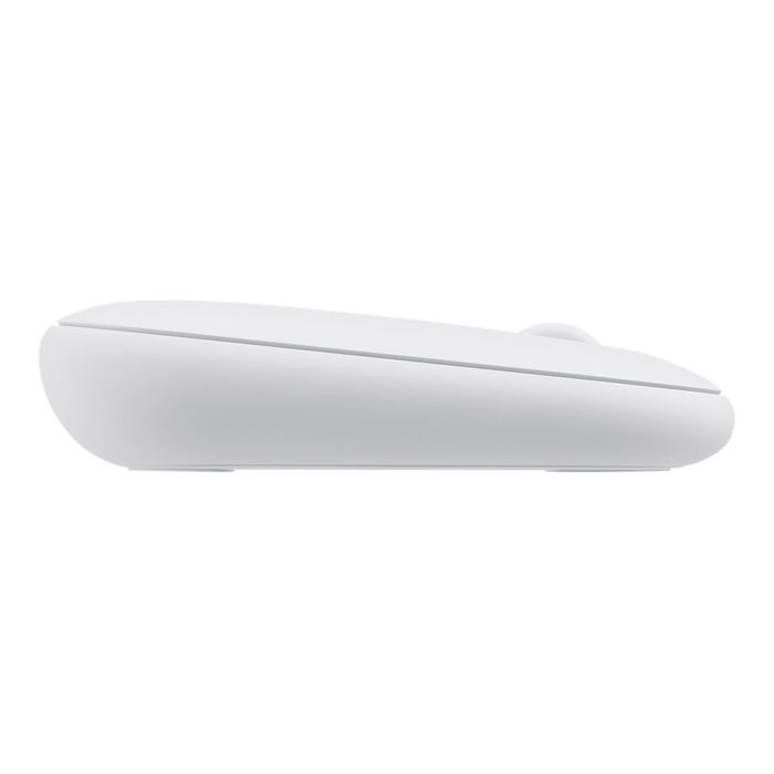 5099206085657-Logitech Pebble M350 - souris sans fil silencieuse - blanc cassé-Gauche-3