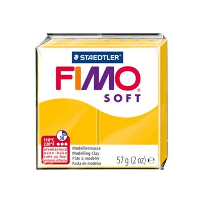 4006608809539-Pâte Fimo Soft  - Bleu Brillant - 57G-Avant-1